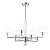 Подвесная люстра Crystal Lux Maestro SP-PL5+5 Chrome