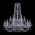 Подвесная люстра Bohemia Ivele 1402/12+6/300/h-91/2d Ni