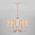 Подвесная люстра Eurosvet Licata 60099/6 перламутровое золото