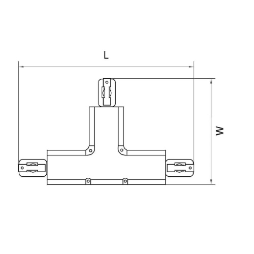 Коннектор T-образный Lightstar Barra 504137