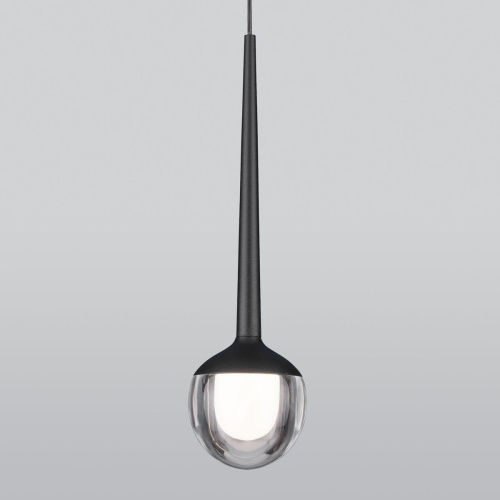 Подвесной светодиодный светильник Elektrostandard DLS028 6W 4200K черный a047768