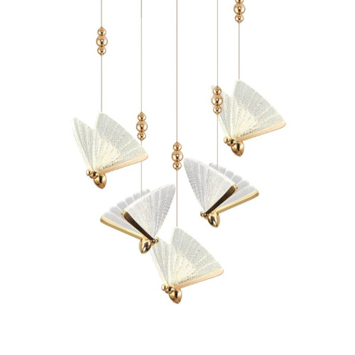 Подвесной светильник OM8201008-5 rose gold