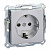 Розетка Schneider Electric Merten M-Plan 16A с/з без шторок MTN2301-0460