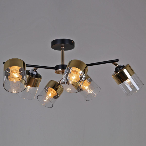 Потолочная люстра Reluce 11555-0.3-06 BK+FGD