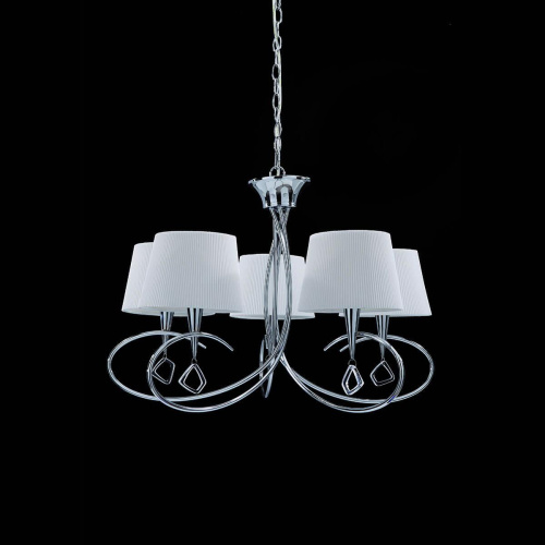 Подвесная люстра Mantra Mara Chrome - White 1641 Подвесная люстра Mantra Mara Chrome - White 1641