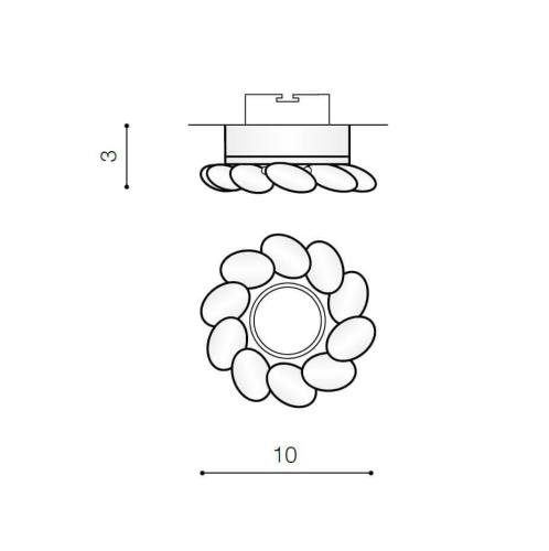 Встраиваемый светильник Azzardo Erika AZ2777
