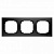 Рамка 3-постовая ABB Sky чёрный бархат 2CLA857300A1501