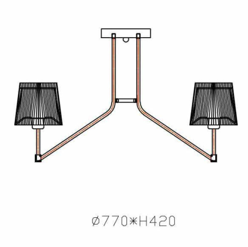 Потолочная люстра Rivoli Grazioso 3023-308 Б0038053