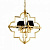 Люстра Mandeville M gold/black