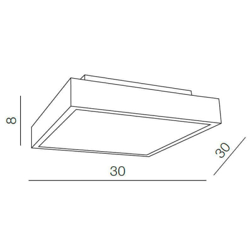 Потолочный светильник Azzardo Asteria 30 AZ2477