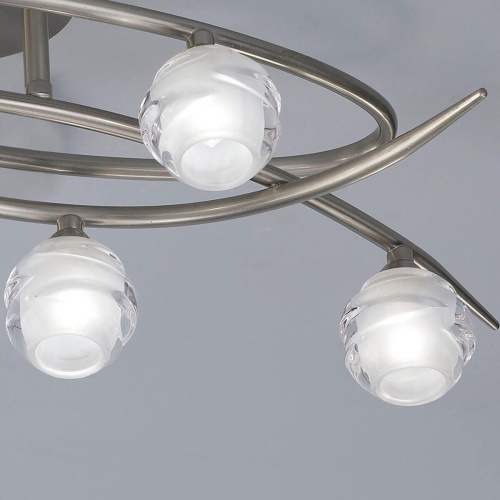 Потолочная люстра Mantra Loop Satin Nickel 1812 Потолочная люстра Mantra Loop Satin Nickel 1812