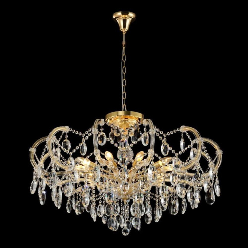 Подвесная люстра Crystal Lux Hollywood SP-PL10 Gold D1000 Подвесная люстра Crystal Lux Hollywood SP-PL10 Gold D1000