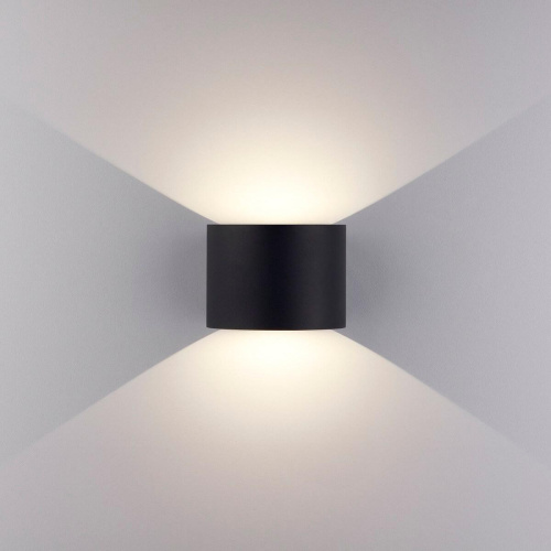 Уличный настенный светодиодный светильник Elektrostandard 1518 Techno LED Blade черный a038828