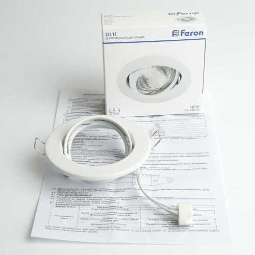 Встраиваемый светильник Feron DL11 48465 Встраиваемый светильник Feron DL11 48465