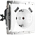 Розетка Werkel с заземлением, USBx2 белая WL01-SKGS-USBx2-IP20 4690389073199