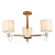 Потолочная люстра IMEX MD.19107-3-S-WOOD+WH