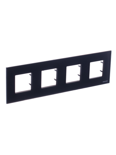 Рамка 4-постовая ABB Zenit антрацит 2CLA227400N1801