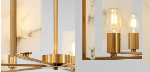 Люстра Marble Square Chandelier By Imperiumloft