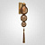 Бра Heathfield Lighting - Medina Wall Brass/Amber By Imperiumloft