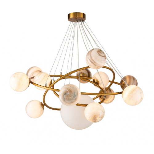 Люстра Planet 13A brass
