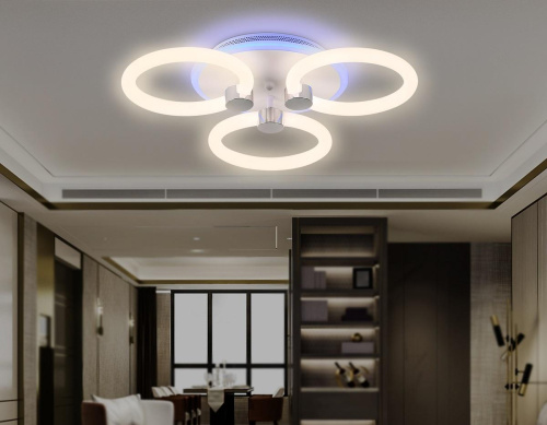 Потолочная светодиодная люстра Ambrella light Acrylica Original FA3838 Потолочная светодиодная люстра Ambrella light Acrylica Original FA3838