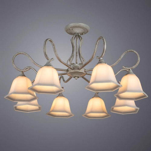 Потолочная люстра Arte Lamp Merry A2714PL-8WG