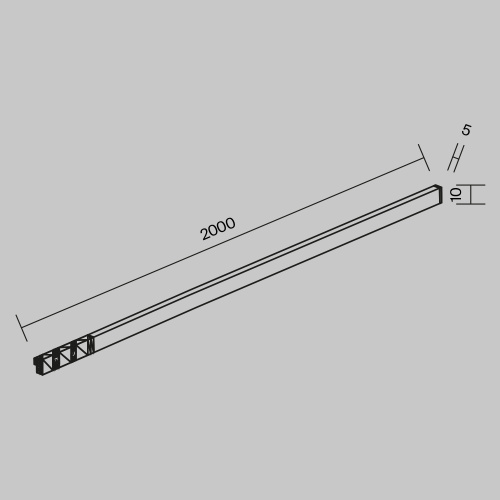 Трековый светильник Technical TR186-1-16W4K-B Трековый светильник Technical TR186-1-16W4K-B