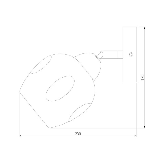 Спот Eurosvet Marci 30164/1 золото