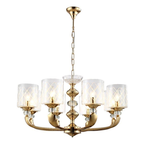 Подвесная люстра Crystal Lux Gracia SP8 Gold Подвесная люстра Crystal Lux Gracia SP8 Gold