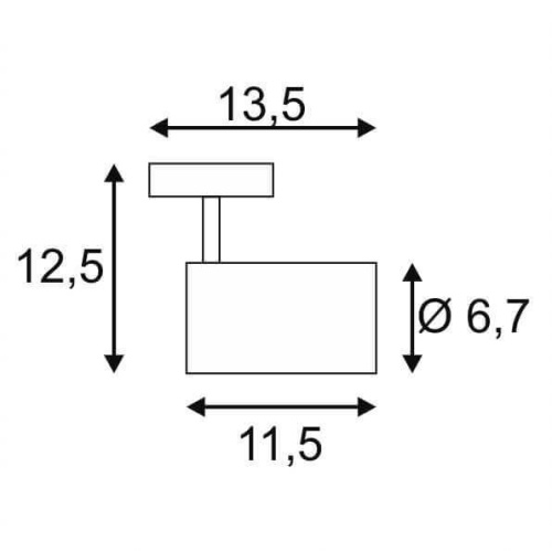 Спот SLV Enola_B Single Spot 152011