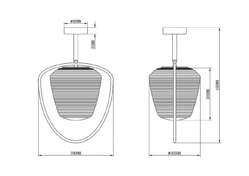 Потолочный светильник Moderli Julia V2881-1C
