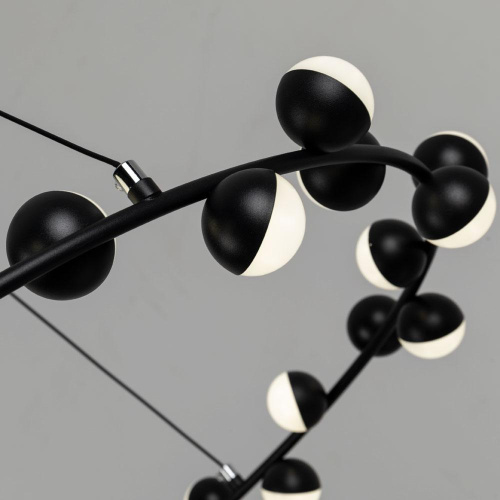 Подвесная светодиодная люстра Arte Lamp Dexter A3619SP-30BK Подвесная светодиодная люстра Arte Lamp Dexter A3619SP-30BK