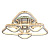 Потолочная светодиодная люстра Profit Light 8042/3+3 CHR