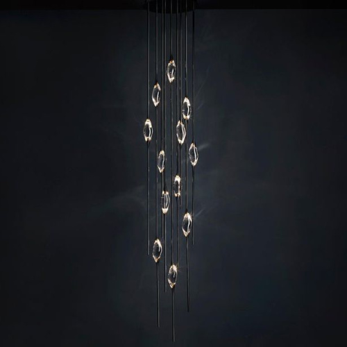 Подвесной светильник Pezzo 12 pearl black