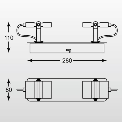 Светодиодный спот Zumaline Costa CK170208-2