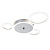 Потолочная светодиодная люстра Escada Saturn 10268/4LED Silver