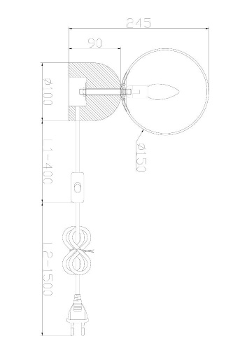 Настольный светильник Freya FR5288TL-01B1