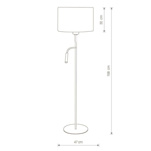 Торшер Nowodvorski Hotel Plus 9074