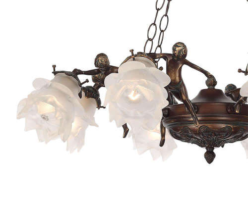 Подвесная люстра Lumien Hall Эльза H17050/8PCRG Подвесная люстра Lumien Hall Эльза H17050/8PCRG