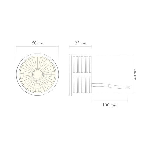 Светодиодный модуль Denkirs Slim LED DK4000-8W dim