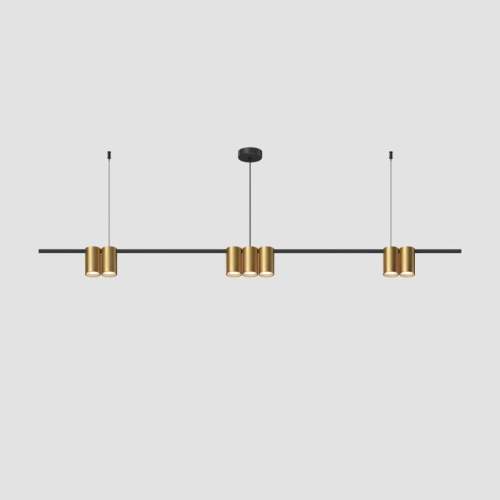 Подвесная люстра Denkirs Orbit DK4063-BK+SG Подвесная люстра Denkirs Orbit DK4063-BK+SG