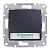 Выключатель кнопочный с подсветкой и полем для надписи Schneider Electric Sedna 10A 250V SDN1600370