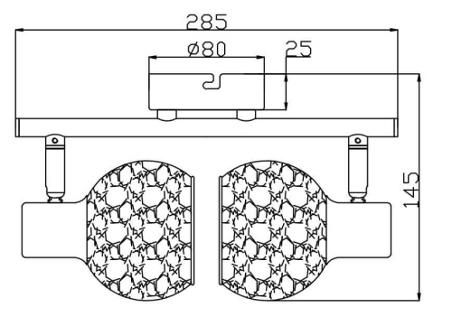 Спот Rivoli Craquelure 7008-702