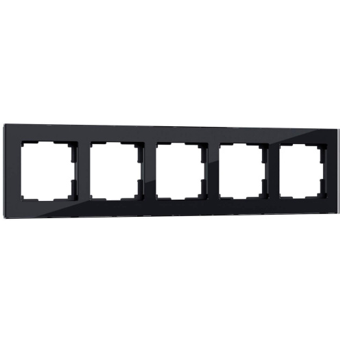 Рамка Werkel Favorit на 5 постов черный W0051108 4690389160110