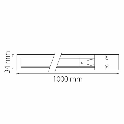 Шинопровод трехфазный Lightstar Barra 504015
