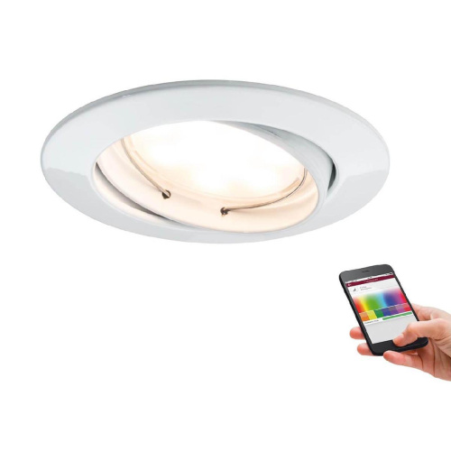 Встраиваемый светодиодный светильник Paulmann Line Led Smart Coin 92093