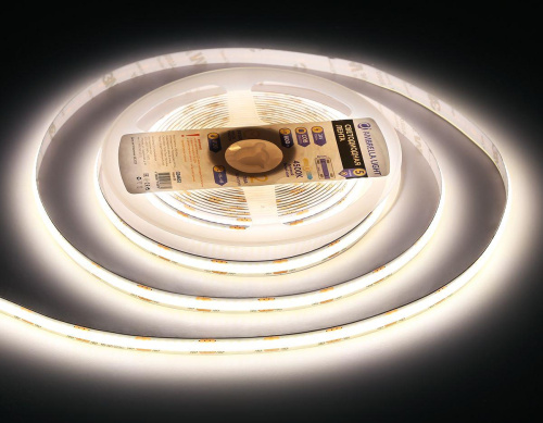 Светодиодная лента Ambrella Light 10W/m 320LED/m COB дневной белый 5M GS4652