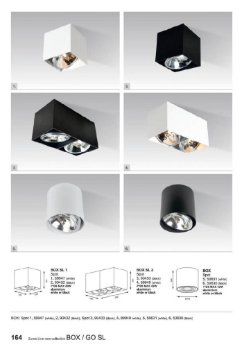 Потолочный светильник Zumaline Box 50630