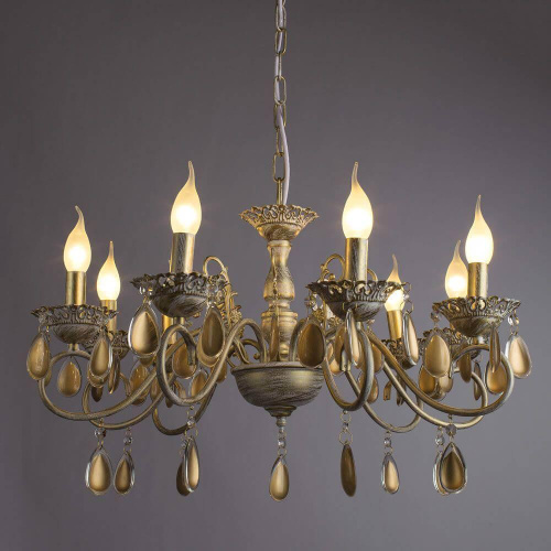 Подвесная люстра Arte Lamp Ciondolo A5676LM-8WG Подвесная люстра Arte Lamp Ciondolo A5676LM-8WG