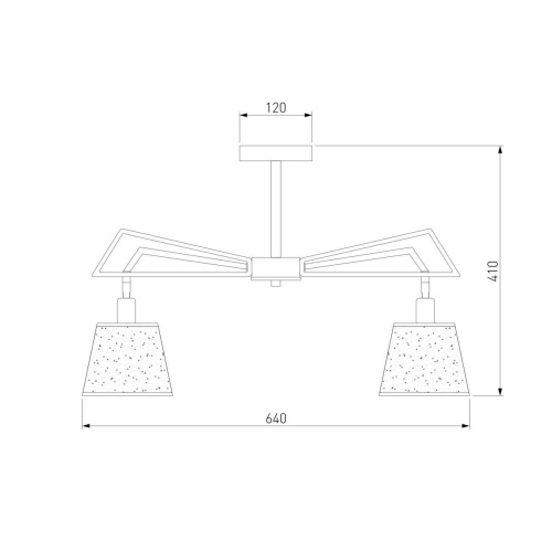 Потолочная люстра Eurosvet 60082/5 хром